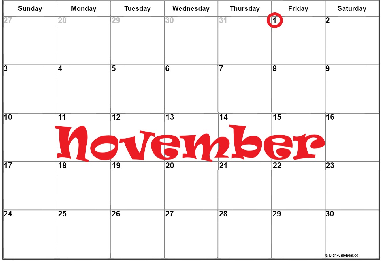 November Fillable Calendar prntbl concejomunicipaldechinu gov co